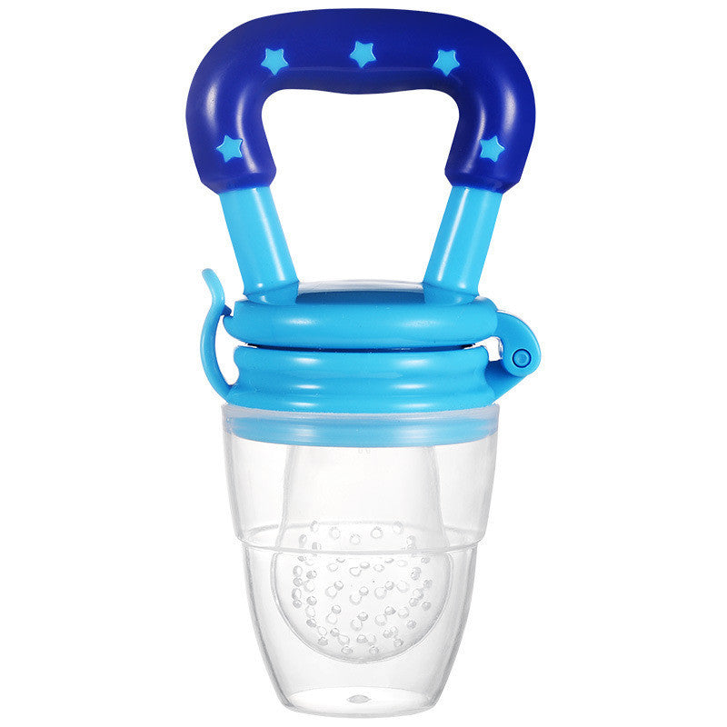 Bébé Étoiles Fruits Et Légumes Mordre Heureux Fruits Complémentaires Silicone Alimentaire Mordre Sac Alimentation Vaisselle À Mâcher