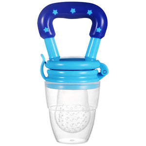 Bébé Étoiles Fruits Et Légumes Mordre Heureux Fruits Complémentaires Silicone Alimentaire Mordre Sac Alimentation Vaisselle À Mâcher